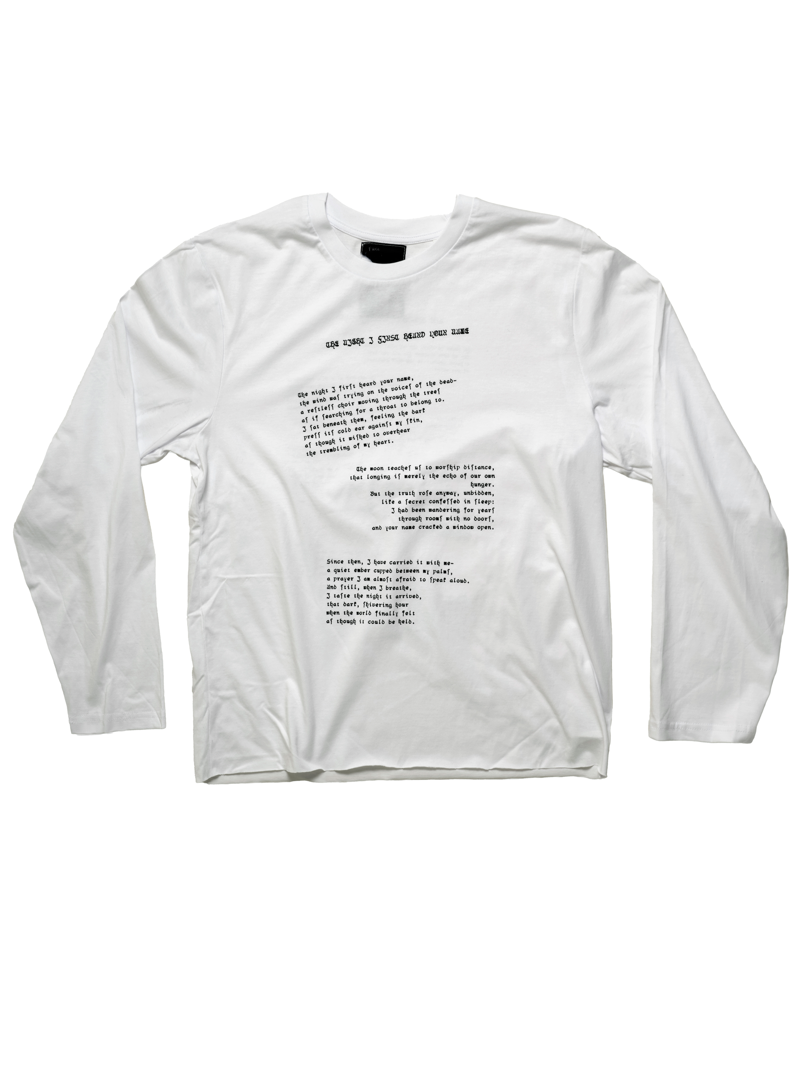 POEM LONGSLEEVE